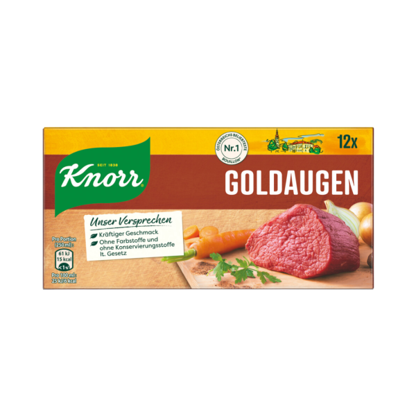 Knorr Goldaugen Rindsuppe, 12 Würfel